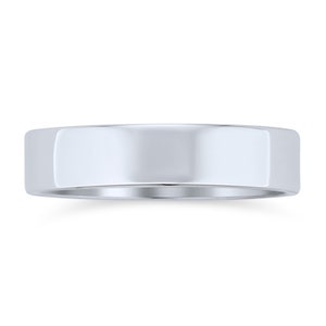 Helen de Lete Simple Gloss Finish Couple's S925 Sterling Silver Ring (Size 6