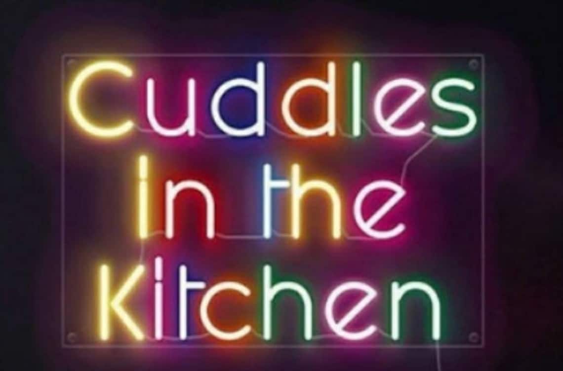 Cuddles in the Kitchen Custom LED Acrylic Neon Sign Light Lamp Etsy UK Cuddles in the Kitchen Custom LED Acrylic Neon Sign Light Lamp Etsy UK
