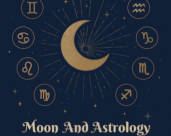 Druckbarer Mond und Astrologie Kalender (PDF Download).