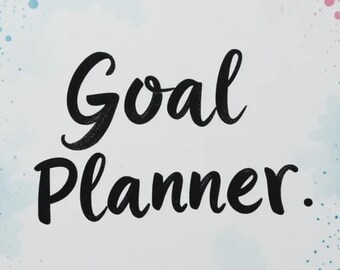 Druckbares Ziel-Planer Journal (PDF Download