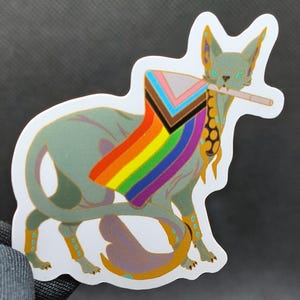 Warframe-inspired stickers! (pride)