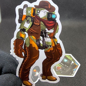 Titanfall 2 Fanmade Aufkleber -BT-7274 / Cooper / Blisk