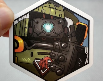 Titanfall 2 fanmade stickers -BT-7274 / Cooper /Blisk