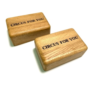 Handstand Blocks For Hand Balance On Floor (Oak)  or yoga blocks