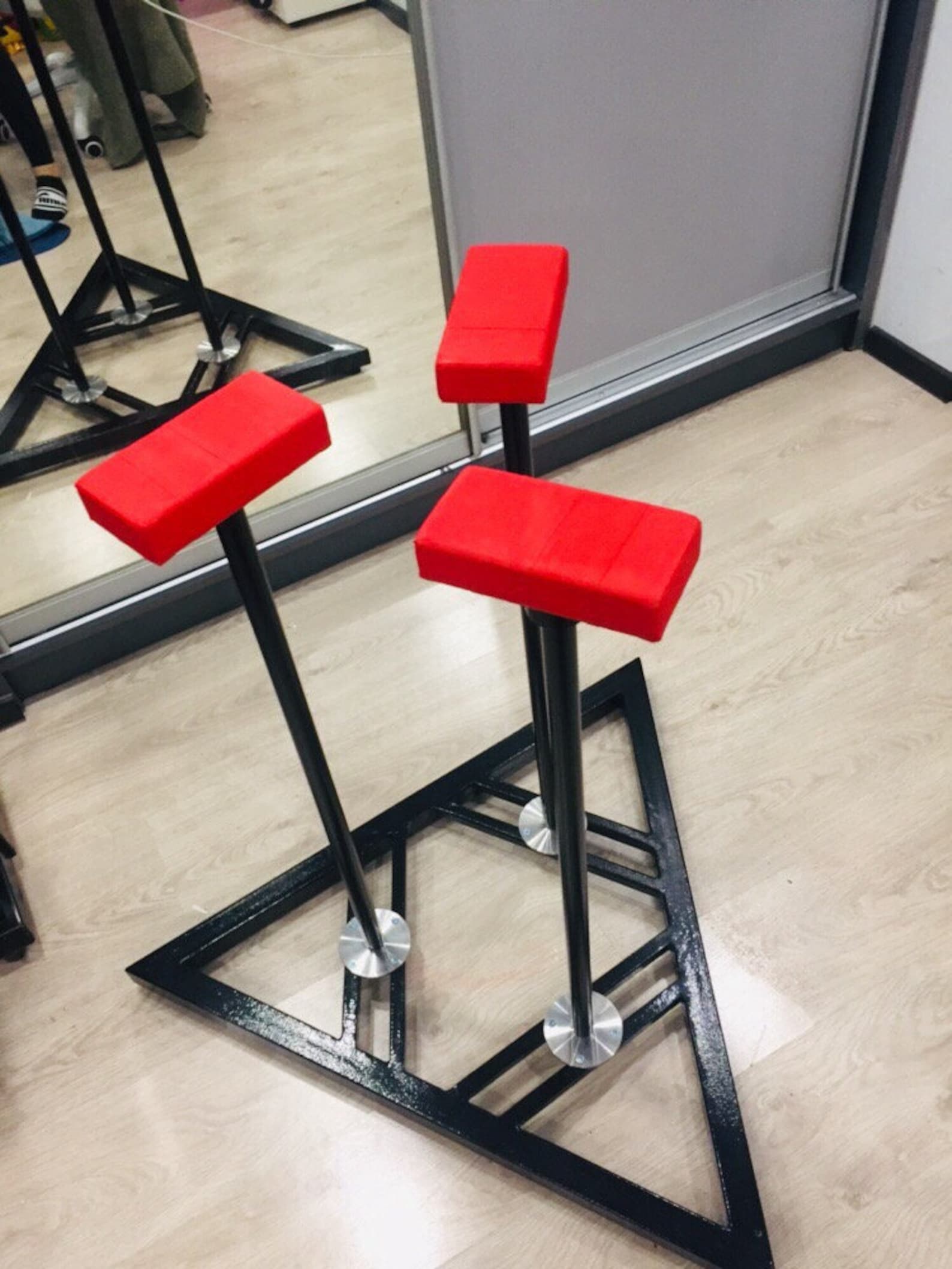 Handstand Canes on Triangle Platform for Hand Stand With Etsy