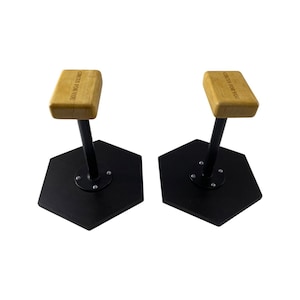 Handstand canes separate static on hexagonal base