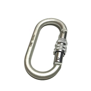 Сarbine Oval Screw Lock FA , rigging for aerial hoop, lyra, aerial silk, circus props