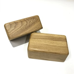 Oak Handstand Blocks With Slope, Handstand Props, Yoga Brick, Balance ...