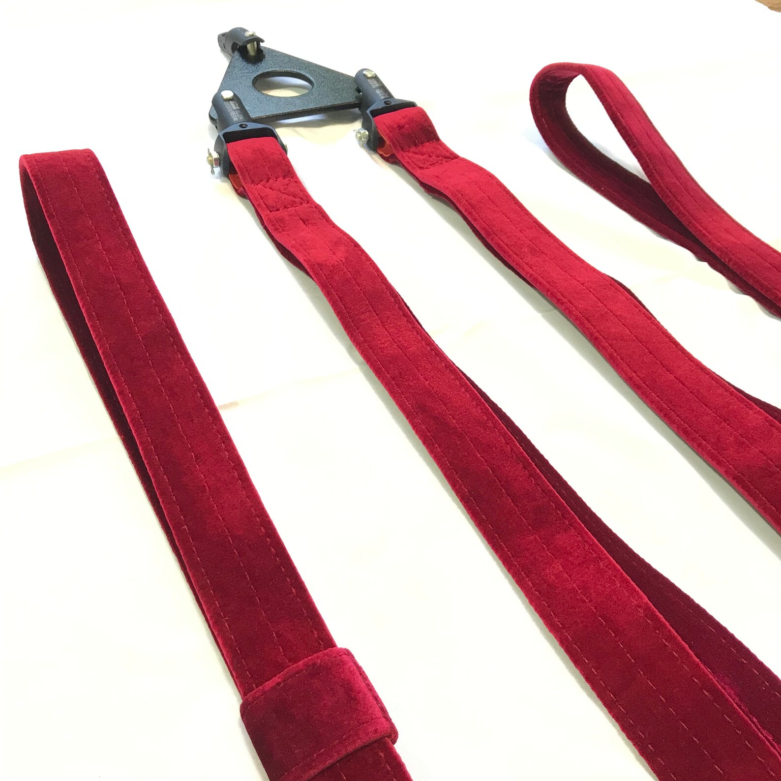 Circus straps loops for aerial gymnastics velvet aerial long Etsy