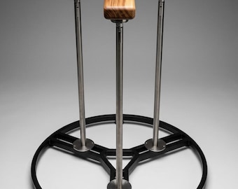 Handstand Canes on Ring Platform with Rotating Blocks, Handstand Props, Balance Trainer, Circus Equipment
