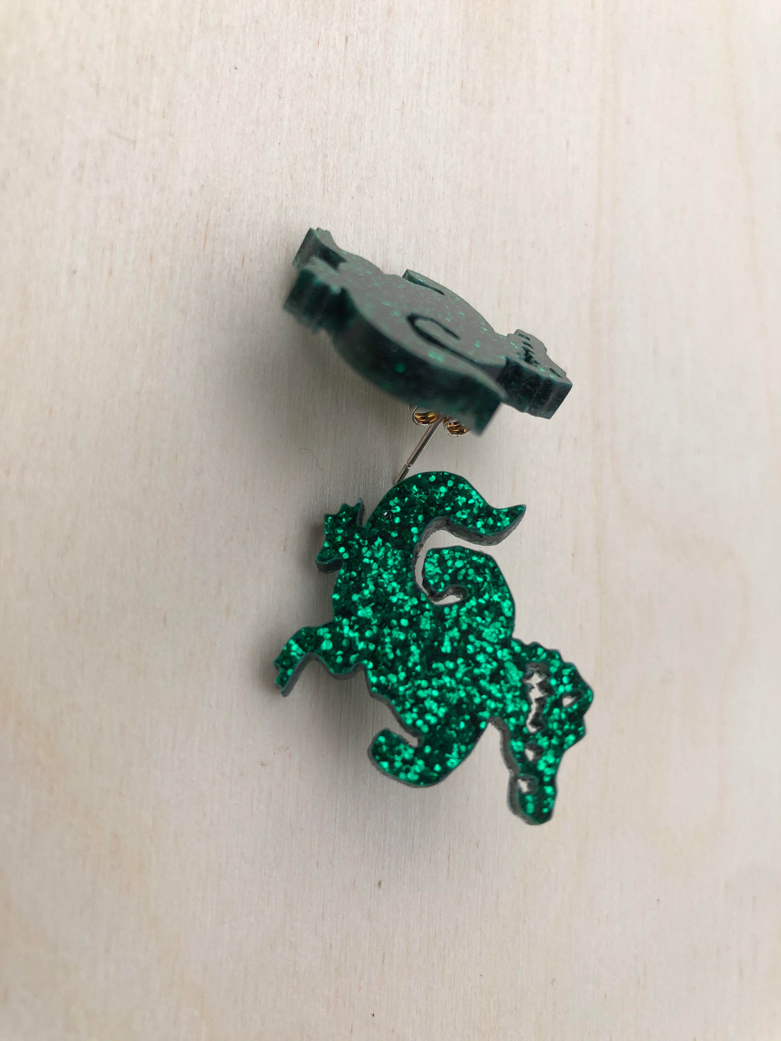 Alligator Glitter Laser Cut Acrylic Earring, Gator Earrings, Croc