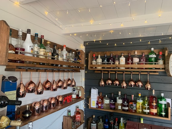 Home bar shelving deals