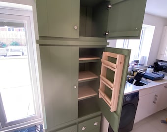 Handcrafted Pantry Larder: Bespoke Farrow and Ball Finish