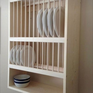 The Riddings double handmade plate rack storage