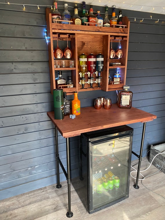 Ultimate Home Wall Mounted Garden Bar and Matching Table Etsy UK