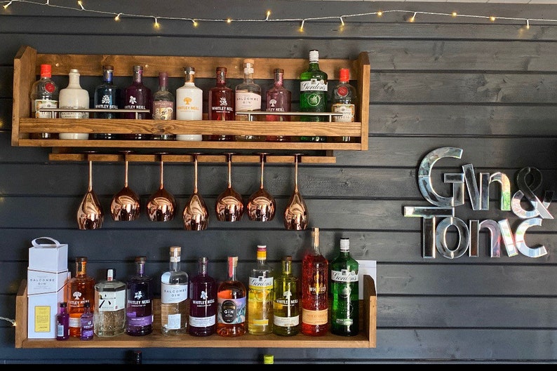 Ultimate Drinks Bar Garden Bar Pine Handcrafted Drinks Rack Etsy UK