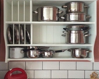 The western Wall mounted kitchen wall mounted  pan rack storage