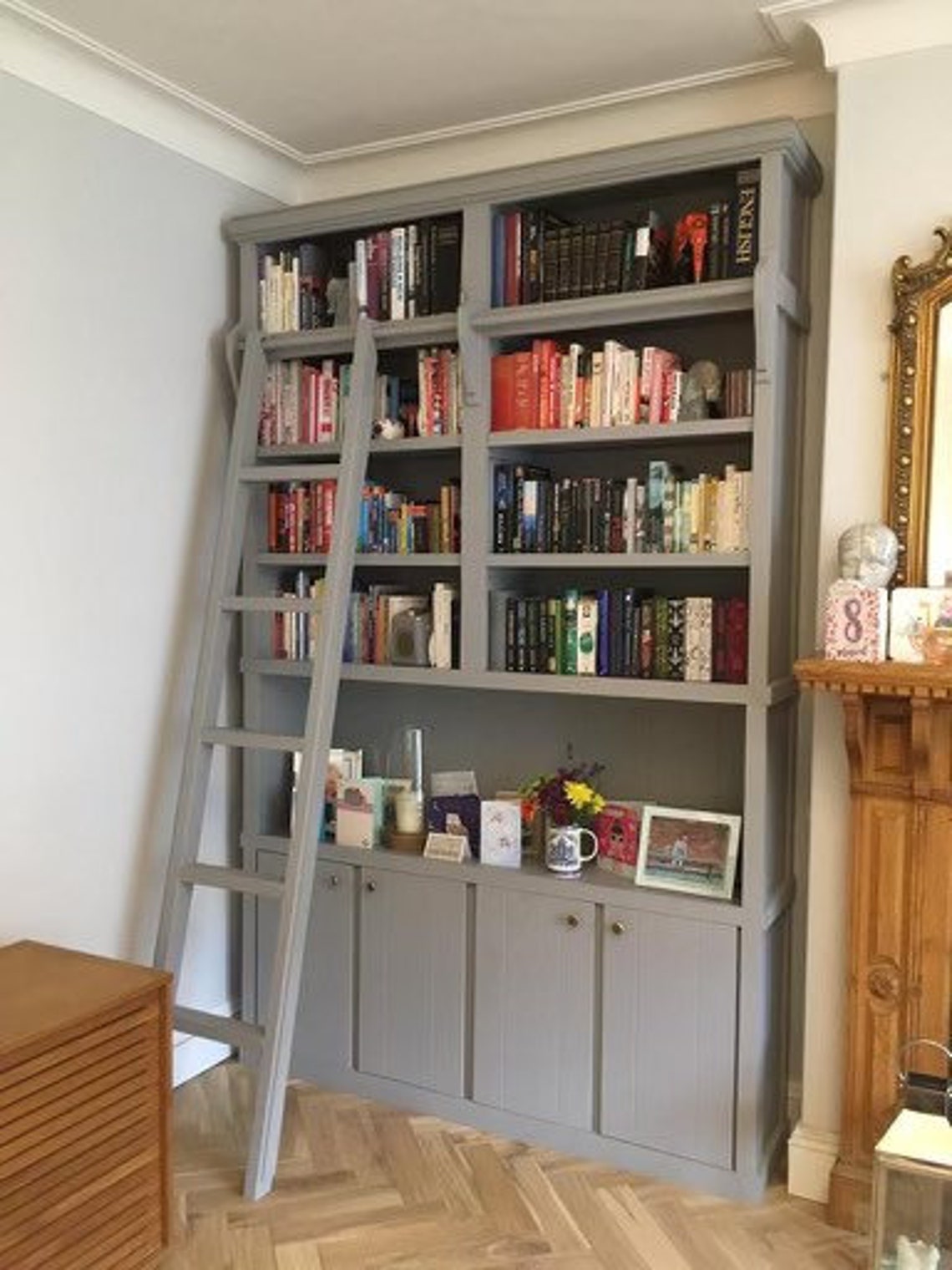 The Edinburgh Handcrafted Bookcase Library Booknook Storage Etsy UK