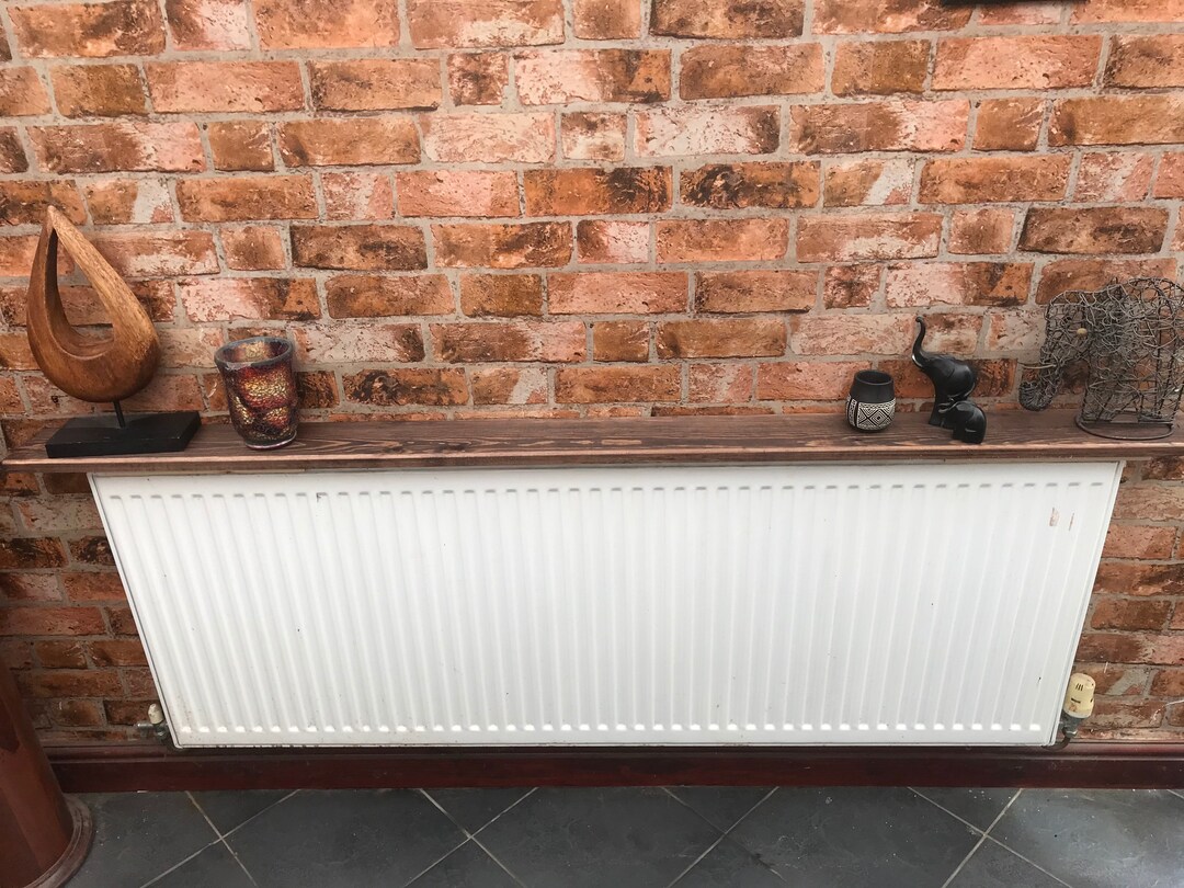 Handcrafted Solid Pine Radiator Shelf With Brackets Etsy UK
