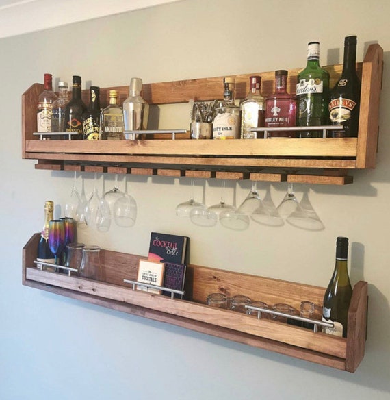 600mm Wine Rack Shelf - Holds 6 Bottles - Fixings Included