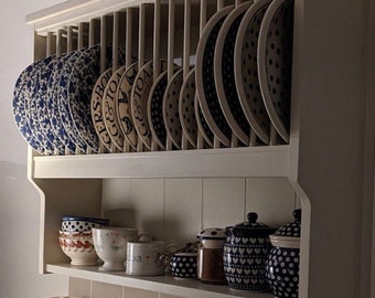 How to Make the Best Mug and Plate Rack Wall - South House Designs