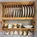 The Cumbria Handmade Kitchen Pine Plate Rack Storage - Etsy