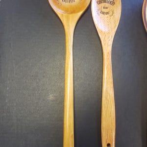 Custom Engraved Wooden Cooking Utensils | Personalized Kitchen Gifts