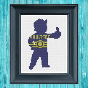 Fallout Vault-Tec Cross Stitch Patterns