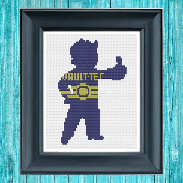 Vault Tec Cross Stitch - Etsy