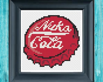 Nuka Cola Cross Stitch Pattern