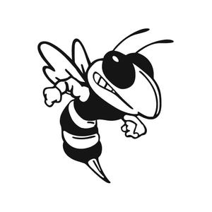 Fighting Bumble Bee Vinyl Decal for Car Truck + Buy 1 Get 1 FREE