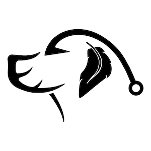 Dog Hook Antler Decal Truck Bumper Window Vinyl Sticker Decal