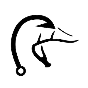 Duck head deer hunter fisherman Vinyl decal sticker hunt - Car Window Laptop + Buy 1 Get 1 Free