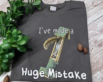 Funny Squirrel in Bird Feeder Tee | "I've Made a Huge Mistake"