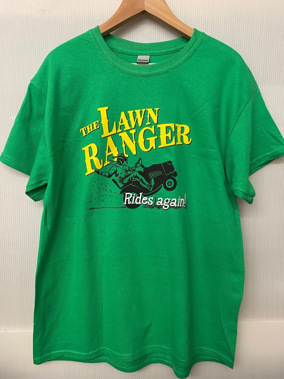 Lawn Ranger T-shirt Funny Comedy Cotton Lawn Mower Short - Etsy