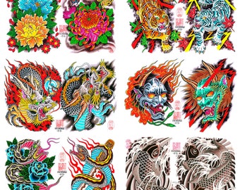 Japan Tattoo Etsy