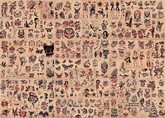 セーラージェリー トラディショナル ビンテージ スタイル タトゥー