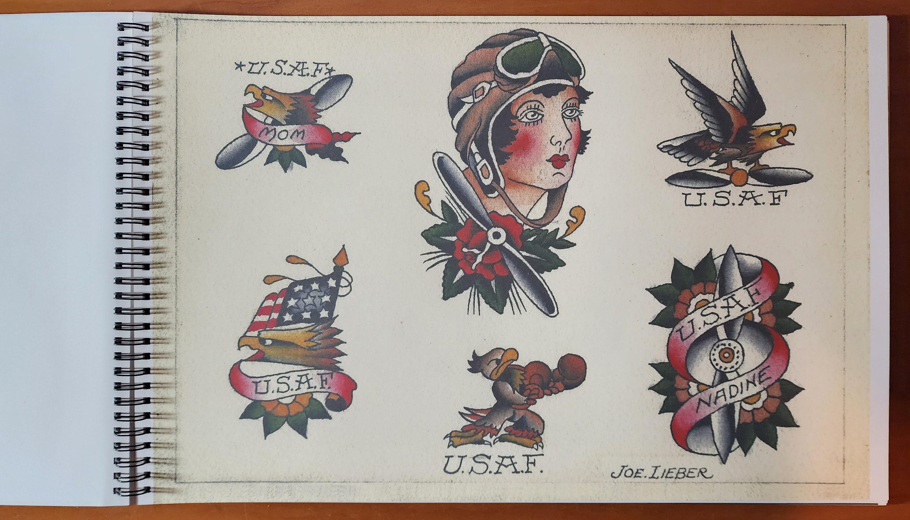 洋書 VINTAGE TATTOOS Brooklyn Joe Lieber Traditional Vintage Style Tattoo Flash