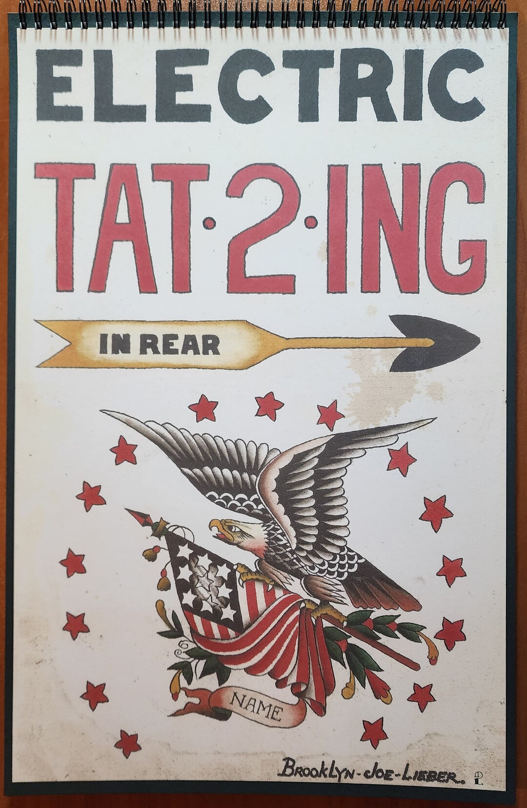 Brooklyn Joe Lieber Traditional Vintage Style Tattoo Flash Book 30