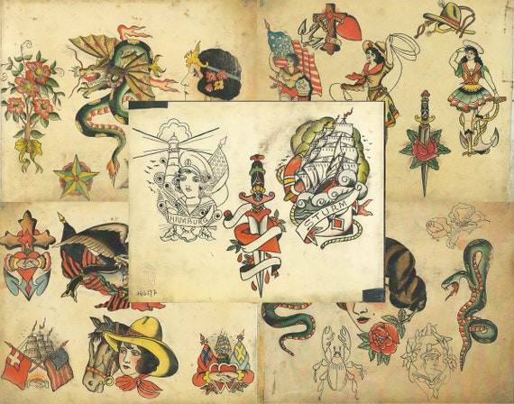 Christian Warlich Tattoo Flash Book – BELZEL BOOKS
