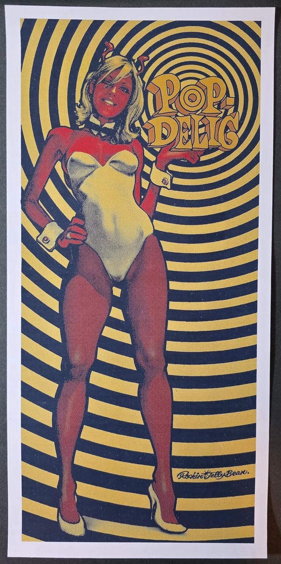 Rockin Jelly Bean Pop-delig Retro Girl POSTER Promotional Use Only