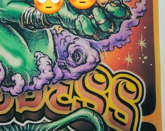 半額ストア Baby ロッキンジェリービーンPsychedelic Giclee Print 挙げろ 版画