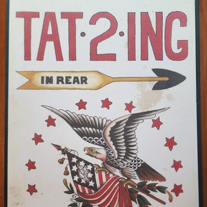 RARE Brooklyn Joe Lieber Old Traditional Vintage Style Tattoo Flash Book 30 Pages Sheets Volume 1,  11X17&quot; Great For Tattoo Shop Display!