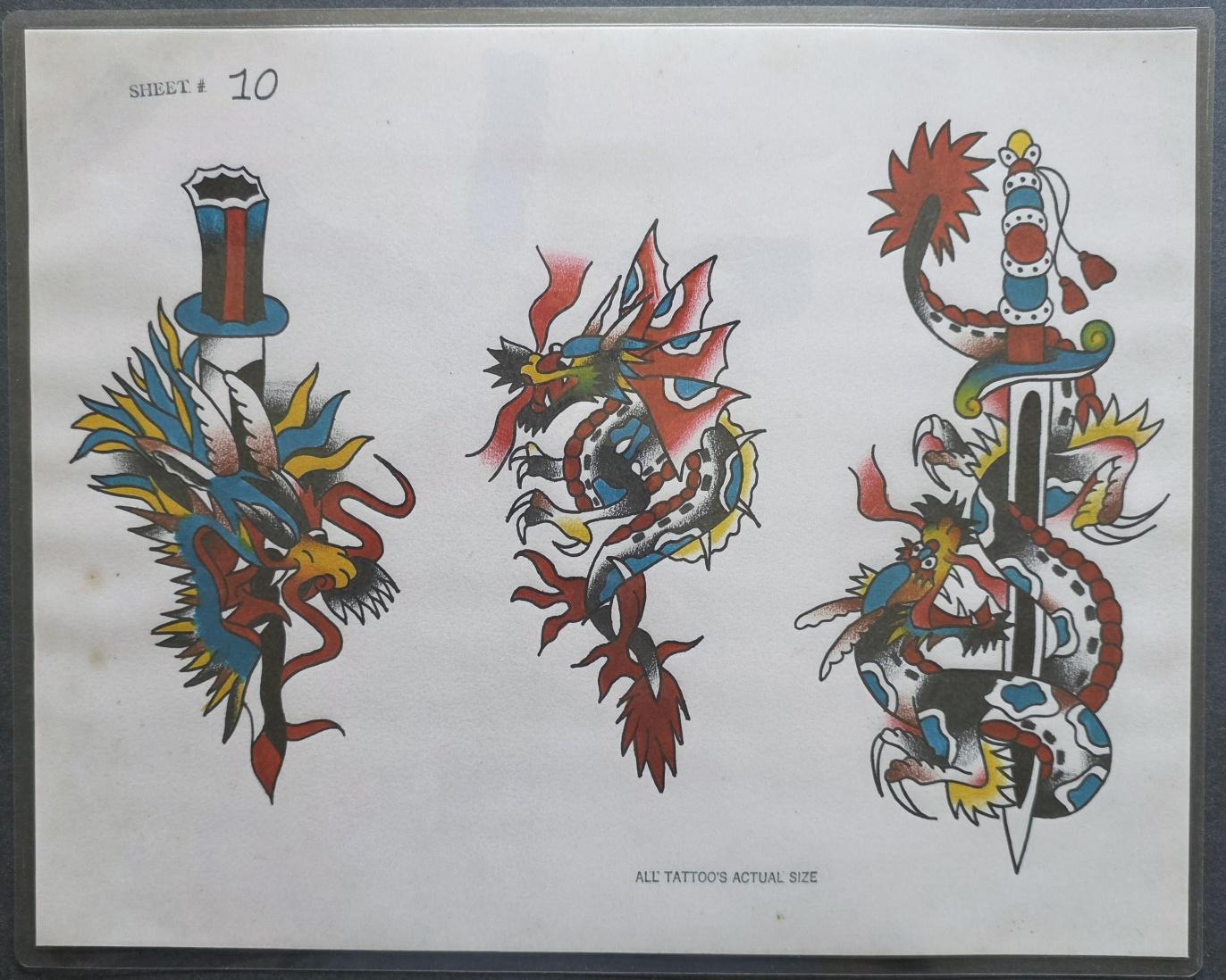 Spaulding Rogers Tattoo Flash - Etsy