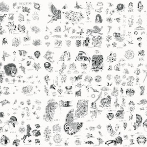 Spaulding Rogers Tattoo Flash - Etsy