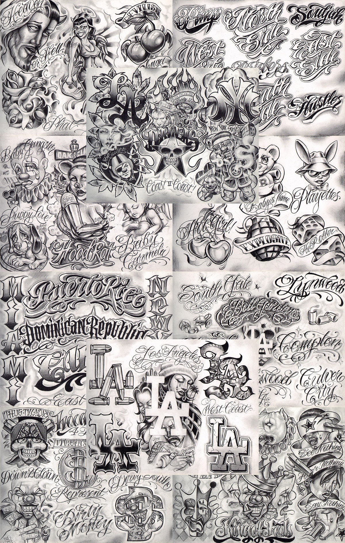 Gangster Tattoos  Tattoo Designs Tattoo Pictures