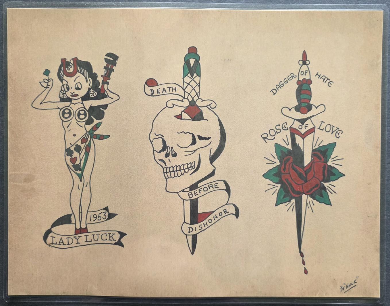 Spaulding Rogers Tattoo Flash - Etsy