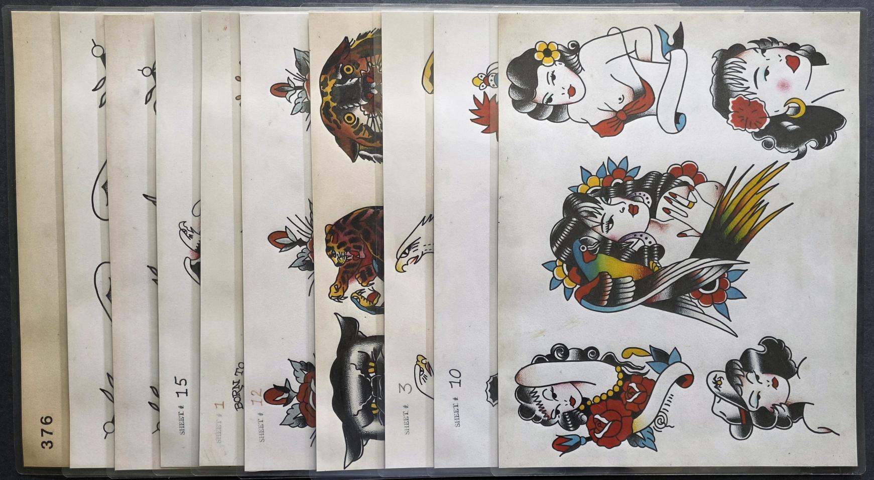 Spaulding Rogers Tattoo Flash - Etsy
