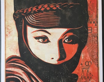 Shepard Fairey OBEY GIANT Mujer Fatal PRINT, Poster.