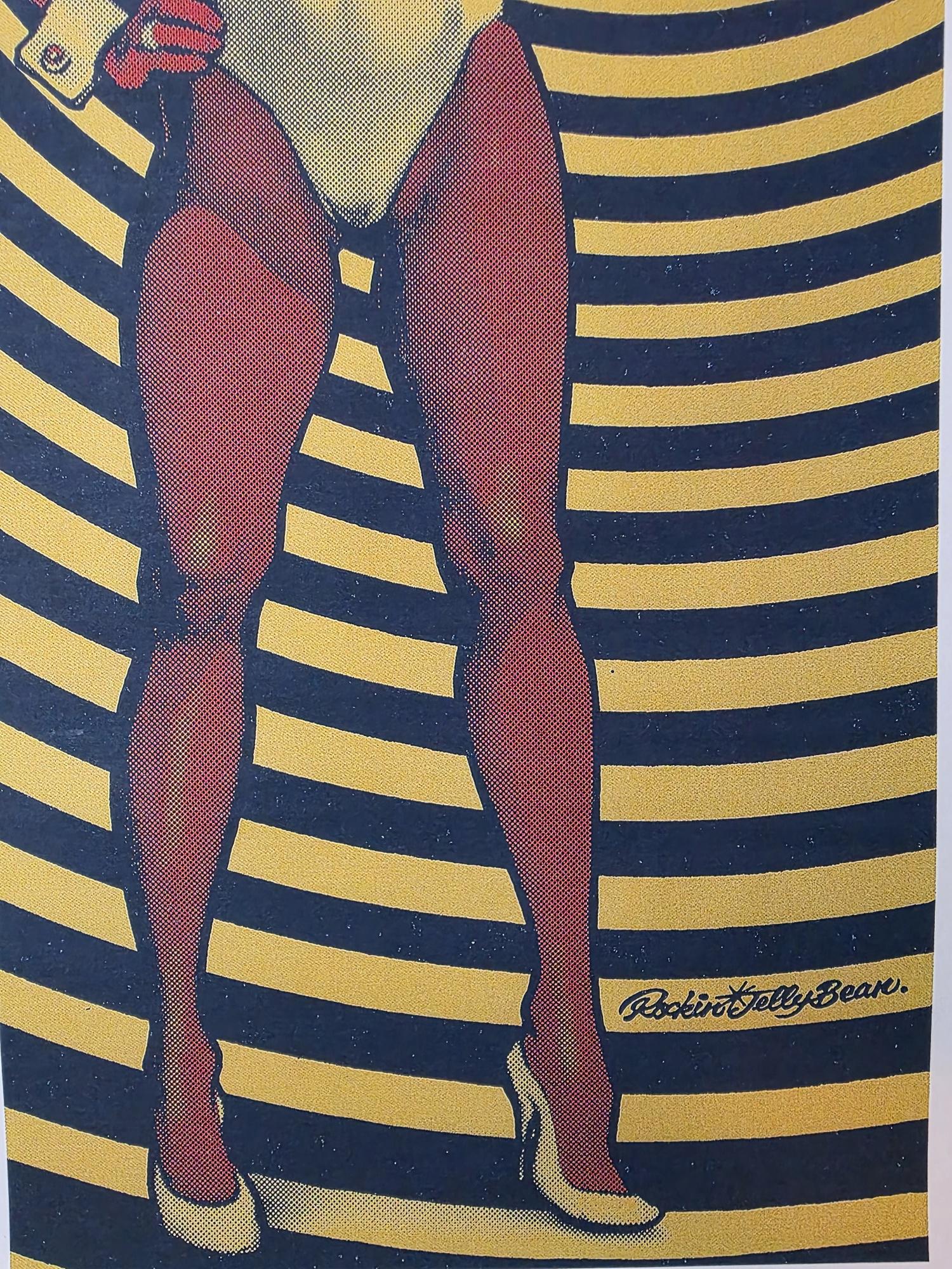 Rockin Jelly Bean Pop-delig Retro Girl POSTER Promotional Use Only